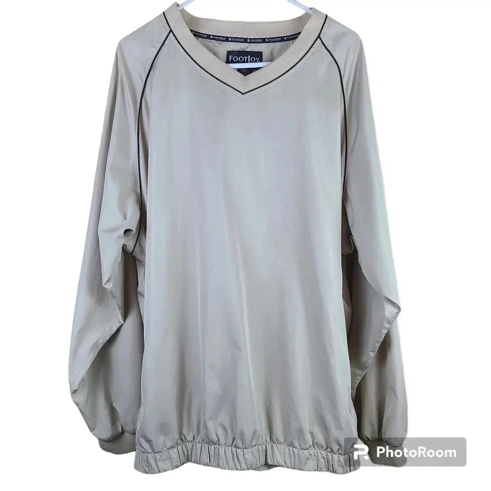 FootJoy men's V neck windshirt